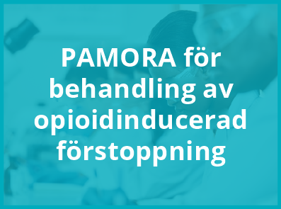 PAMORA för behandling av opioidinducerad förstoppning