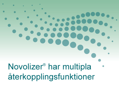 Novolizer har multipla återkopplingsfunktioner 